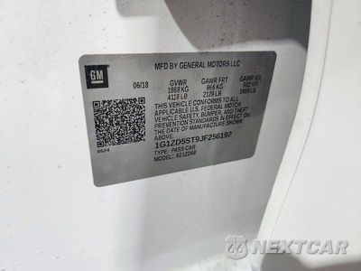 Zdjęcie 12 z 12 samochodu: 2018 CHEVROLET MALIBU LT VIN:1G1ZD5ST9JF256192 - miniatura