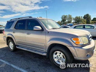 Czwarte zdjęcie samochodu z boku: 2002 TOYOTA SEQUOIA LIMITED VIN:5TDZT38A62S074407 - miniatura