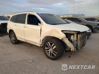Czwarte zdjęcie samochodu z boku: 2017 HONDA PILOT ELITE VIN:5FNYF6H04HB057758 - miniatura