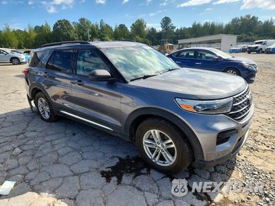 Czwarte zdjęcie samochodu z boku: 2021 FORD EXPLORER XLT VIN:1FMSK7DH5MGC36762 - miniatura