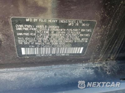 Zdjęcie 13 z 13 samochodu: 2013 SUBARU FORESTER TOURING VIN:JF2SHAGC7DH406650 - miniatura