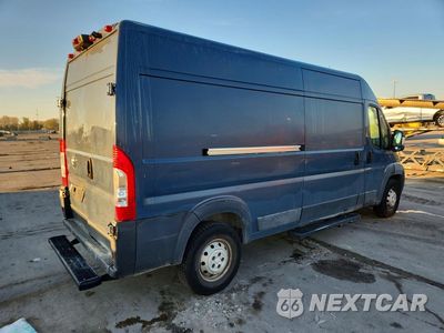 Trzecie zdjęcie samochodu z tyłu: 2018 RAM PROMASTER 2500 DELIVERY VAN VIN:3C6TRVDG8JE161218 - miniatura