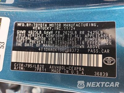 Zdjęcie 13 z 13 samochodu: 2025 TOYOTA CAMRY XSE VIN:4T1DAACK1SU088372 - miniatura