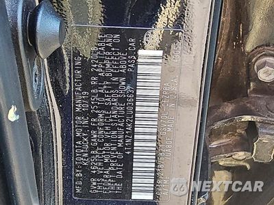 Zdjęcie 12 z 13 samochodu: 2020 TOYOTA CAMRY TRD VIN:4T1NZ1AK2LU036637 - miniatura