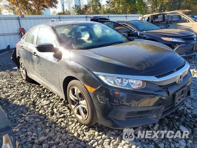 Czwarte zdjęcie samochodu z boku: 2018 HONDA CIVIC LX VIN:2HGFC2F56JH501523 - miniatura