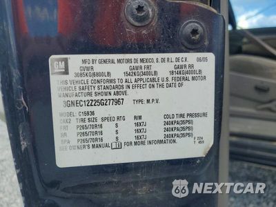 Zdjęcie 13 z 13 samochodu: 2005 CHEVROLET AVALANCHE C1500 VIN:3GNEC12Z25G277967 - miniatura