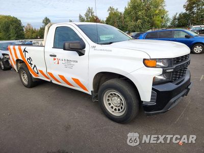 Czwarte zdjęcie samochodu z boku: 2020 CHEVROLET SILVERADO C1500 VIN:3GCNWAEH7LG341596 - miniatura
