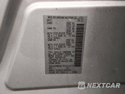 Zdjęcie 13 z 14 samochodu: 2013 NISSAN PATHFINDER S VIN:5N1AR2MM2DC601123 - miniatura