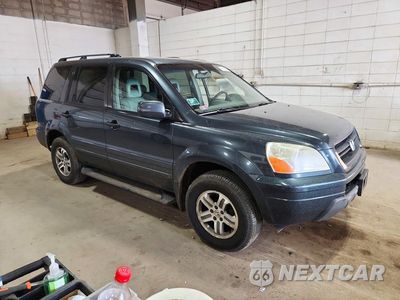 Czwarte zdjęcie samochodu z boku: 2004 HONDA PILOT EXL VIN:5FNYF18574B010247 - miniatura