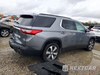Trzecie zdjęcie samochodu z tyłu: 2019 CHEVROLET TRAVERSE LT VIN:1GNEVHKW0KJ214854 - miniatura
