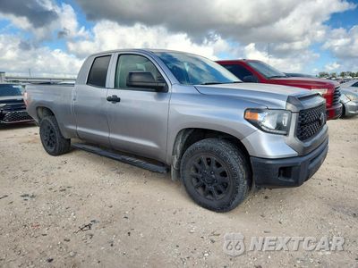 Czwarte zdjęcie samochodu z boku: 2021 TOYOTA TUNDRA SR VIN:5TFRY5F15MX289693 - miniatura
