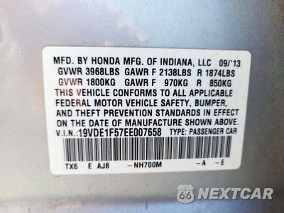 Zdjęcie 12 z 12 samochodu: 2014 ACURA ILX 20 PREMIUM VIN:19VDE1F57EE007658 - miniatura
