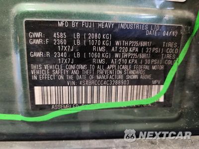 Zdjęcie 13 z 13 samochodu: 2012 SUBARU OUTBACK 2.5I PREMIUM VIN:4S4BRCCC4C3288903 - miniatura