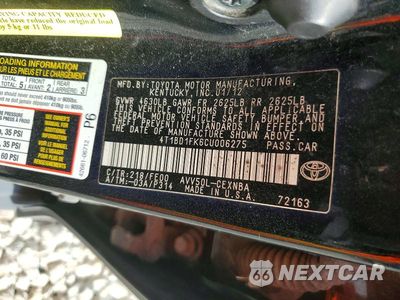 Zdjęcie 12 z 12 samochodu: 2012 TOYOTA CAMRY HYBRID LE VIN:4T1BD1FK6CU006275 - miniatura