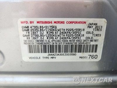Zdjęcie 14 z 14 samochodu: 2014 MITSUBISHI OUTLANDER SE VIN:JA4AZ3A30EZ003580 - miniatura