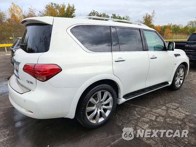 Trzecie zdjęcie samochodu z tyłu: 2014 INFINITI QX80 BASE VIN:JN8AZ2NE5E9065282 - miniatura