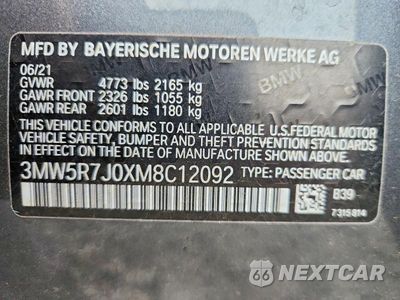 Zdjęcie 13 z 13 samochodu: 2021 BMW 330XI VIN:3MW5R7J0XM8C12092 - miniatura