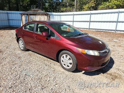 Czwarte zdjęcie samochodu z boku: 2012 HONDA CIVIC LX VIN:19XFB2F56CE330160 - miniatura