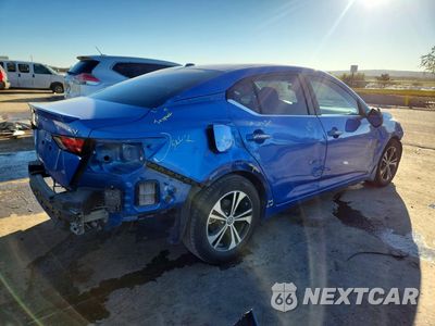 Trzecie zdjęcie samochodu z tyłu: 2023 NISSAN SENTRA SV VIN:3N1AB8CV9PY265541 - miniatura