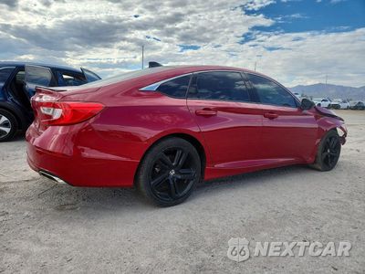 Trzecie zdjęcie samochodu z tyłu: 2020 HONDA ACCORD SPORT VIN:1HGCV1F31LA022322 - miniatura