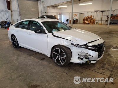 Czwarte zdjęcie samochodu z boku: 2022 HONDA ACCORD SPORT VIN:1HGCV2F3XNA004653 - miniatura