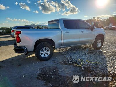 Trzecie zdjęcie samochodu z tyłu: 2021 CHEVROLET SILVERADO VIN:1GCPWCED4MZ320918 - miniatura