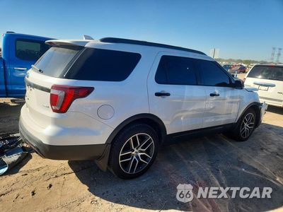 Trzecie zdjęcie samochodu z tyłu: 2017 FORD EXPLORER SPORT VIN:1FM5K8GT2HGA00224 - miniatura