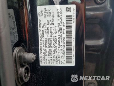 Zdjęcie 14 z 14 samochodu: 2019 HONDA CR-V EX VIN:2HKRW2H55KH625727 - miniatura