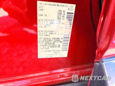 Zdjęcie 13 z 13 samochodu: 2017 NISSAN MURANO PLATINUM VIN:5N1AZ2MH9HN142492 - miniatura