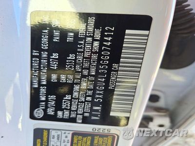 Zdjęcie 12 z 12 samochodu: 2016 KIA OPTIMA EX VIN:5XXGU4L35GG074412 - miniatura