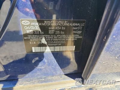 Zdjęcie 12 z 12 samochodu: 2021 HYUNDAI SONATA SEL PLUS VIN:5NPEJ4J2XMH085965 - miniatura