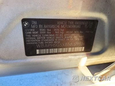 Zdjęcie 12 z 12 samochodu: 2011 BMW 328 I SULEV VIN:WBAPH5G5XBNM79326 - miniatura