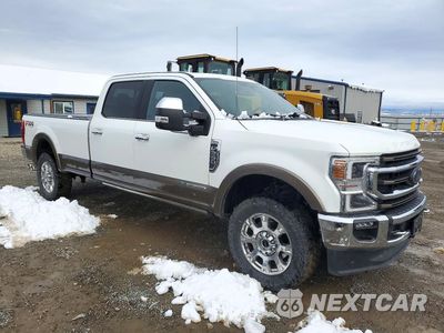Czwarte zdjęcie samochodu z boku: 2021 FORD F350 SUPER DUTY VIN:1FT8W3BT7MEC08802 - miniatura