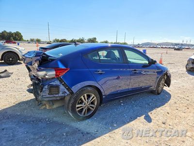 Trzecie zdjęcie samochodu z tyłu: 2018 HYUNDAI ELANTRA SEL VIN:5NPD84LF2JH344838 - miniatura