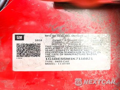 Zdjęcie 13 z 13 samochodu: 2019 CHEVROLET CRUZ VIN:1G1BE5SM1K7116821 - miniatura