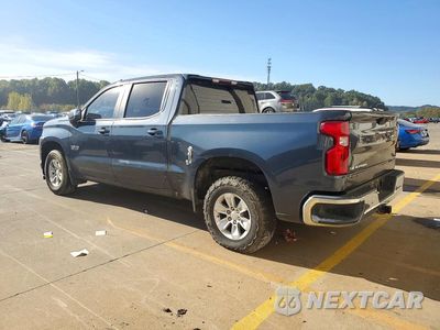 Drugie zdjęcie samochodu z przodu: 2021 CHEVROLET SILVERADO C1500 LT VIN:1GCPWCEK3MZ283651 - miniatura