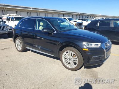 Czwarte zdjęcie samochodu z boku: 2018 AUDI Q5 PREMIUM PLUS VIN:WA1BNAFY0J2027602 - miniatura