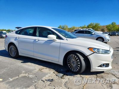 Czwarte zdjęcie samochodu z boku: 2014 FORD FUSION TITANIUM VIN:3FA6P0K93ER190424 - miniatura