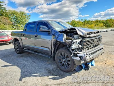 Czwarte zdjęcie samochodu z boku: 2021 TOYOTA TUNDRA CREWMAX LIMITED VIN:5TFHY5F14MX003859 - miniatura