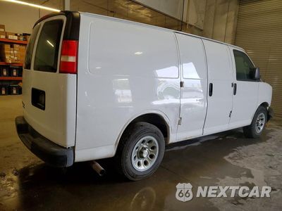 Trzecie zdjęcie samochodu z tyłu: 2013 CHEVROLET EXPRESS G1500 VIN:1GCSHAF43D1175893 - miniatura