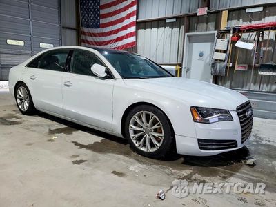 Czwarte zdjęcie samochodu z boku: 2014 AUDI A8 L VIN:WAURGAFD9EN011654 - miniatura