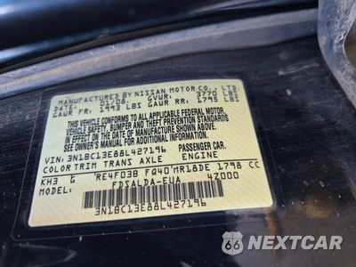 Zdjęcie 13 z 13 samochodu: 2008 NISSAN VERSA 1.8 S VIN:3N1BC13E88L427196 - miniatura