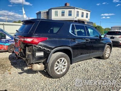 Trzecie zdjęcie samochodu z tyłu: 2019 CHEVROLET TRAVERSE LS VIN:1GNEVFKW6KJ147276 - miniatura
