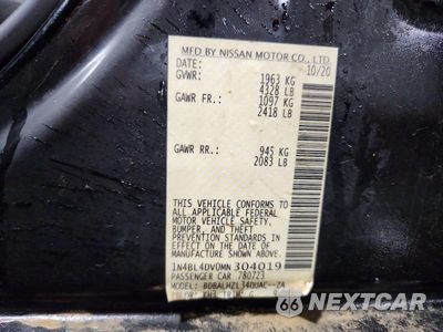 Zdjęcie 13 z 13 samochodu: 2021 NISSAN ALTIMA SV VIN:1N4BL4DV0MN304019 - miniatura