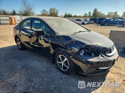 Czwarte zdjęcie samochodu z boku: 2015 HONDA CIVIC SE VIN:19XFB2F73FE045812 - miniatura