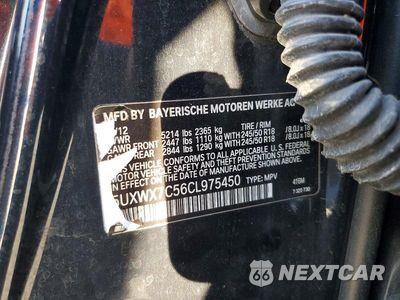 Zdjęcie 13 z 13 samochodu: 2012 BMW X3 XDRIVE35I VIN:5UXWX7C56CL975450 - miniatura