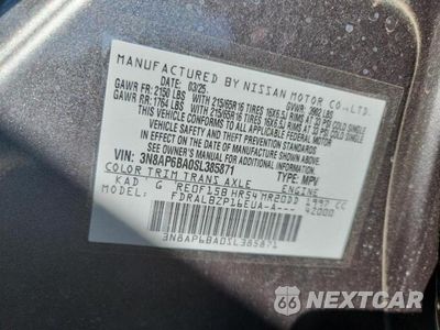 Zdjęcie 12 z 12 samochodu: 2025 NISSAN KICKS S VIN:3N8AP6BA0SL385871 - miniatura