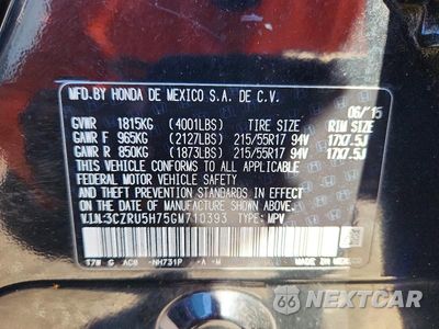 Zdjęcie 13 z 13 samochodu: 2016 HONDA HR-V EXL VIN:3CZRU5H75GM710393 - miniatura