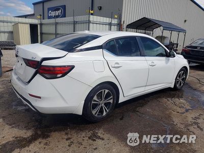 Trzecie zdjęcie samochodu z tyłu: 2022 NISSAN SENTRA SV VIN:3N1AB8CV4NY287881 - miniatura