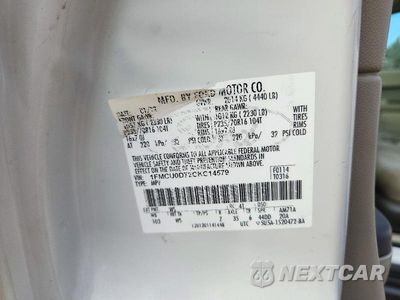 Zdjęcie 13 z 13 samochodu: 2012 FORD ESCAPE XLT VIN:1FMCU0D72CKC14579 - miniatura